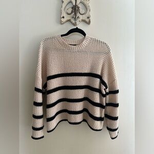 Striped sweater size small